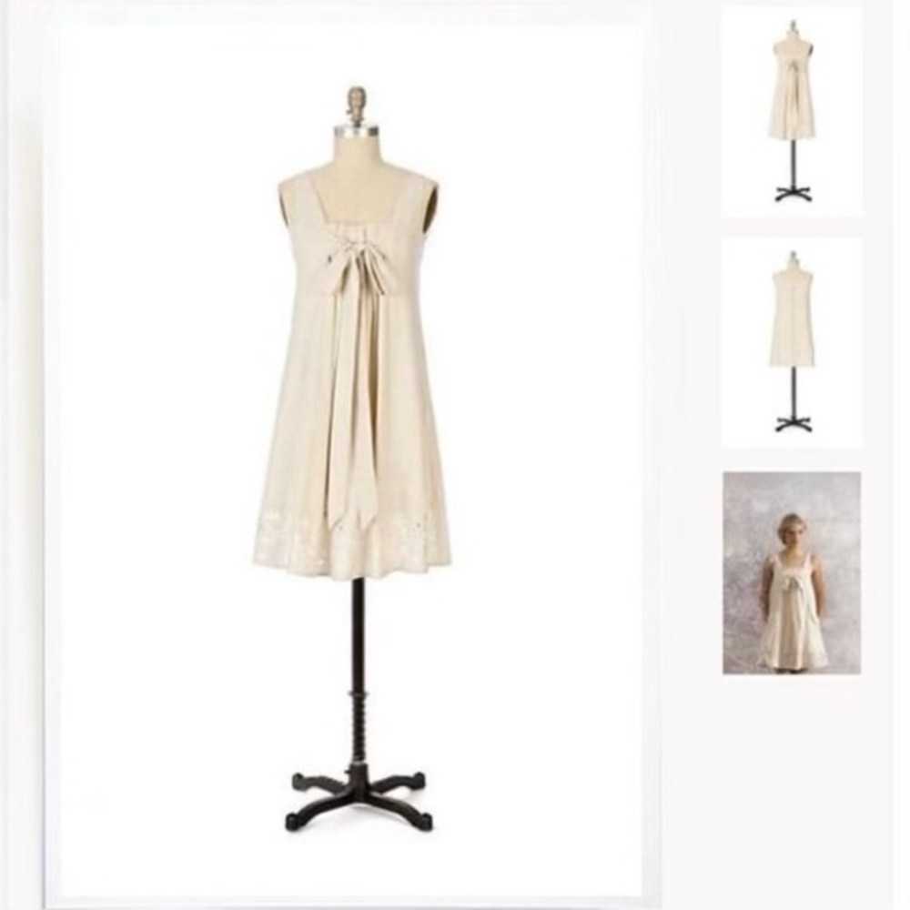 🌾 Anthropologie, Ranna Gill, Ice Memory Swing Dress - Picture 4 of 15